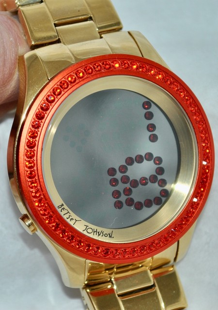 betsey johnson digital watch