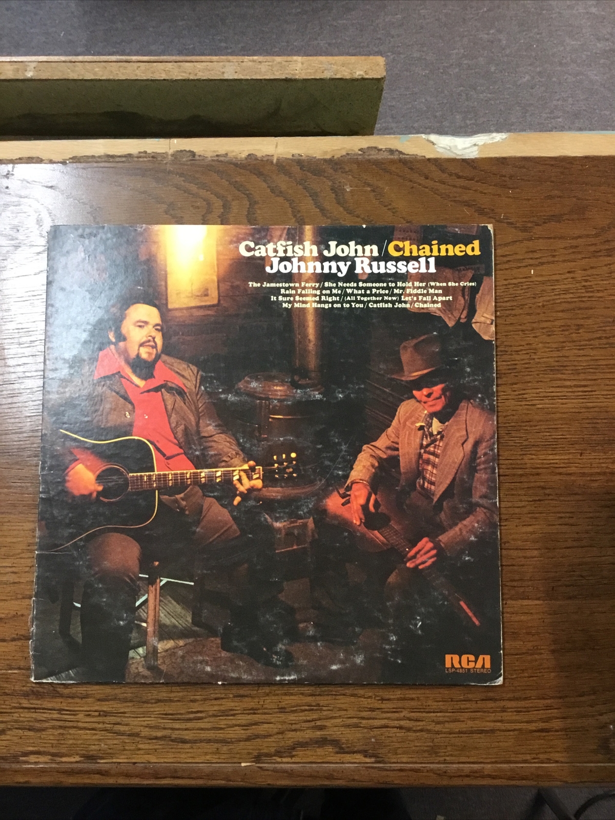 JOHNNY RUSSELL CATFISH JOHN / CHAINED LP LSP4851 eBay