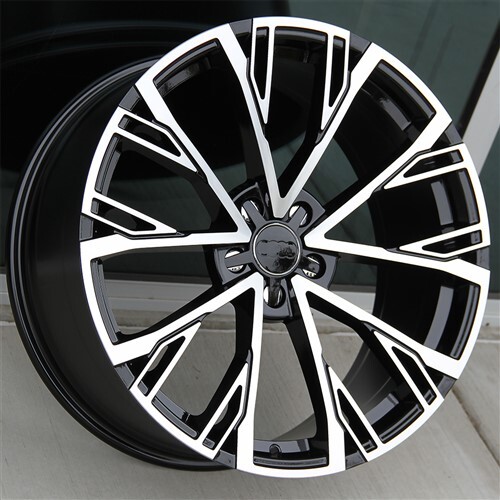 (4)SET 19x8.5 5x112 RS TYPE WHEELS RS4 A4 A5 S4 A6 A8 S4 S5 VW JETTA PHAETON - Picture 3 of 5