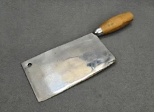 Vintage *RARE* STAINLESS SK 505 TIENTSIN CHINA 7" Chrome Chinese Meat Cleaver