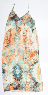 Primark Damen Schlupfkleid Polyestermischung Größe XS V-Ausschnitt