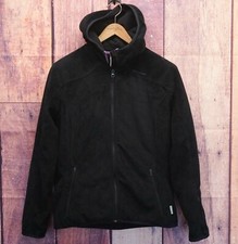 Quechua Fleece Jacket Size Xl Black Full Zip Hooded Outdoor Stratermic