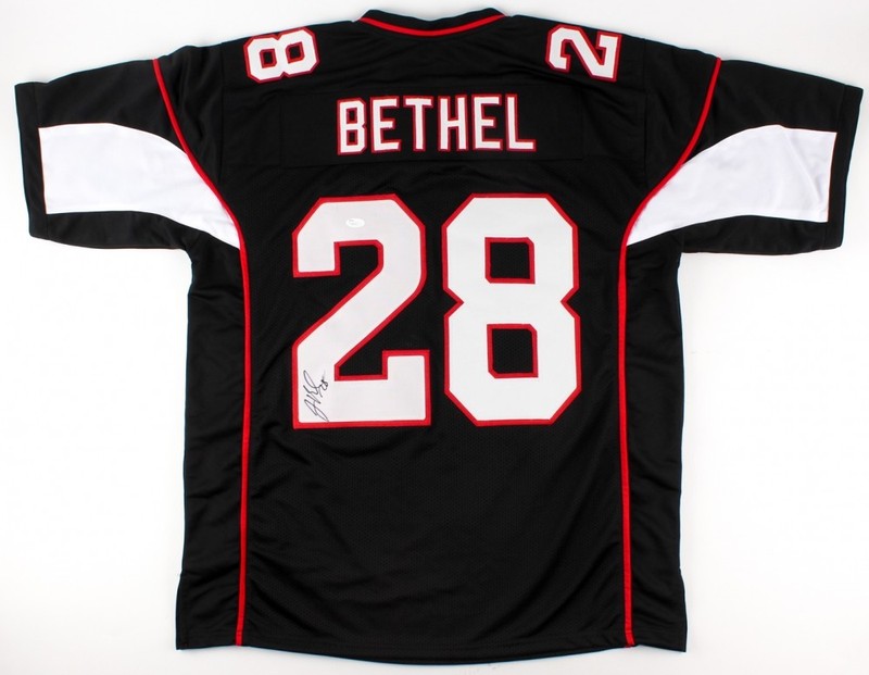 Justin Bethel Signed Cardinals Jersey (JSA COA) 3×Pro Bowl Cornerbck (2013-2015)