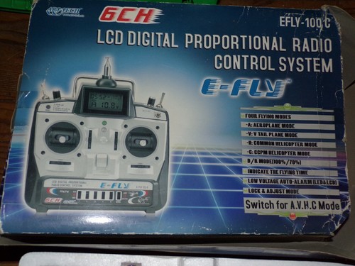 Radiocommande ART'TECH - RADIO Efly 100C - 3 servos - chargeur - avion - helico - Photo 2/8