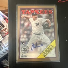 2023 Topps Series 2 GREG WEISSERT 35th Anniversary 1988 Topps Auto RC Gold /50