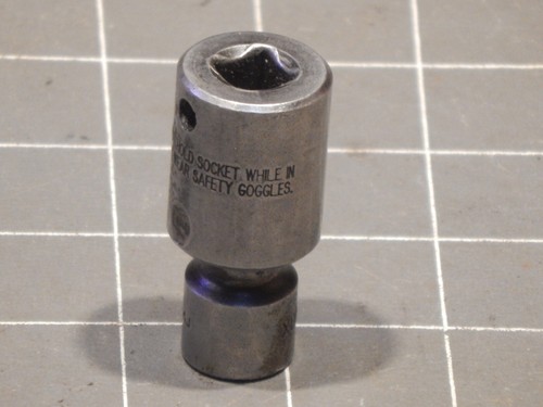 Mac 3/8 Drive Impact Swivel Flex Universal Socket 12MM XUP612MMR XUP612MM 6Pt Dr - Picture 2 of 2
