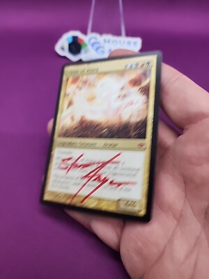 MTG Child Of Alara Reborn Shard Artist Signed Steve Argyle Gold