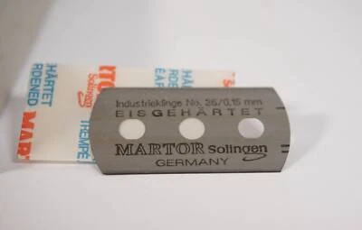 10er Set Martor Solingen No. 36 0,15mm Industrieklingen eisgehärtet 3-Loch OVP