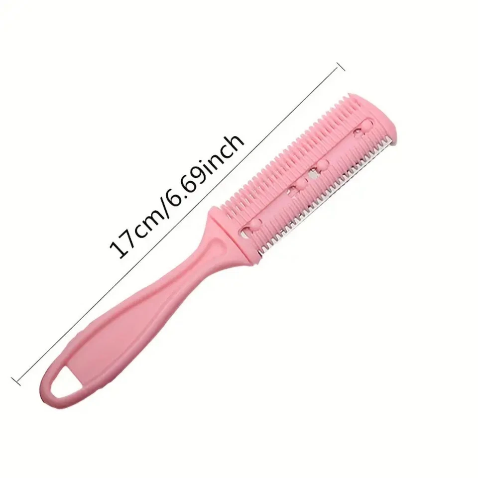 Pettine Per Taglio Dei Capelli A Doppia Faccia Con Lame Interne Sfoltire - Immagine 2 di 3
