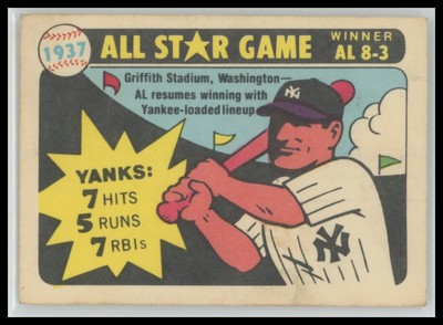 1981 Fleer Laughlin All-Star Game Lou Gehrig