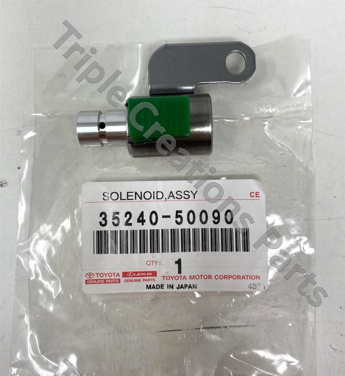 Toyota Genuine 35240-50090 Solenoid Assy Automatic Transmission