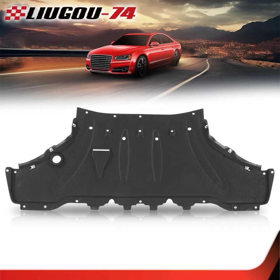 Fit For 2009-2013 Audi A8 Quattro S8 Front Lower Engine Splash Shield Guard NEW - Imagem 2 de 4
