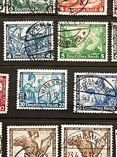 Deutsches Reich Stamps Mi500-05, Mi499-507, Mi499, Mi500A, Mi501, Mi502A, Mi502B - Picture 14 of 23