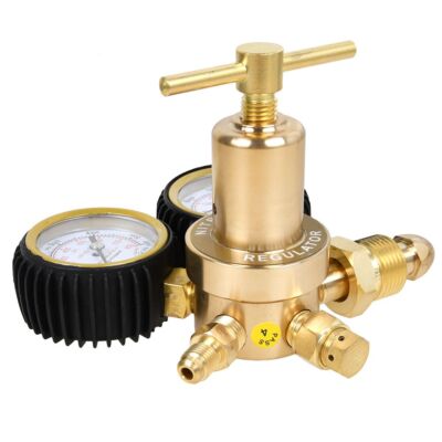 Dubbele Output Argon Regulator Flow Meter voor MIG en TIG Lassen 0