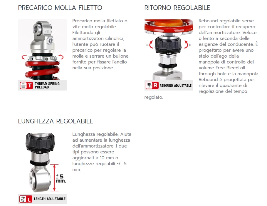 Ammortizzatore YSS Moto Top Line Gas Z TRIUMPH DAYTONA 900 1993 1994 1995 1996  Foto 2 de 3
