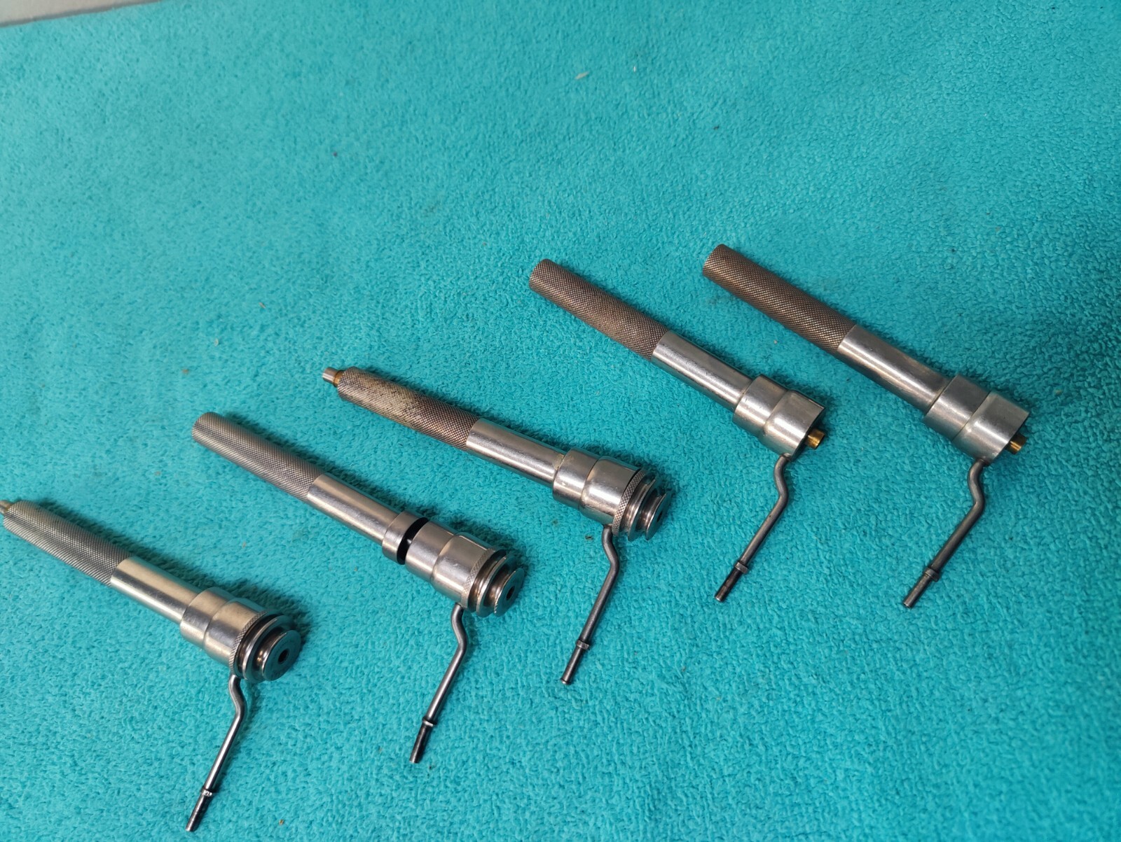 Vintage Wells Dental Laboratory Belt Driven Motor 5 Handpieces Parts