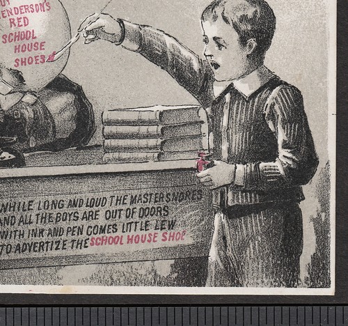Port Byron IL Simonson Henderson Red School House Shoe Ink Bottle Inkwell Card - Picture 5 of 7