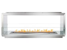 Luxury Stainless Steel Fireplace