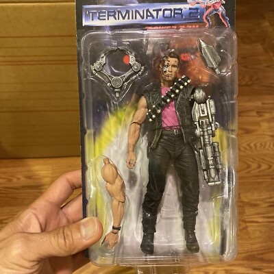 NECA Reel Toys Terminator 2 Kenner Tribute Power Arm T-800 T800 7