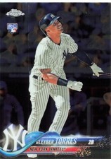 Gleyber Torres Rookie Update Series Topps Chrome 2018 Baseball Card #HMT9