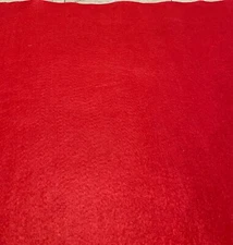 Red Non Woven Felt Fabric 