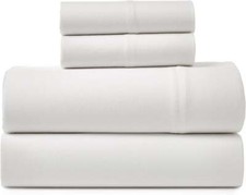 Road Trip America Jersey Sheet Set -4 Piece King Cotton Sheets Set White, King