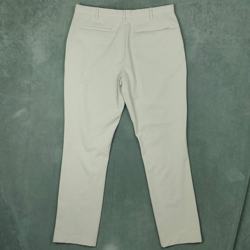 Ministry of Supply Pantalone Uomo 34X30 Taupe Khaki Ritmo Conico Chino Elasticizzato Nuovo con etichette - Foto 4 di 12