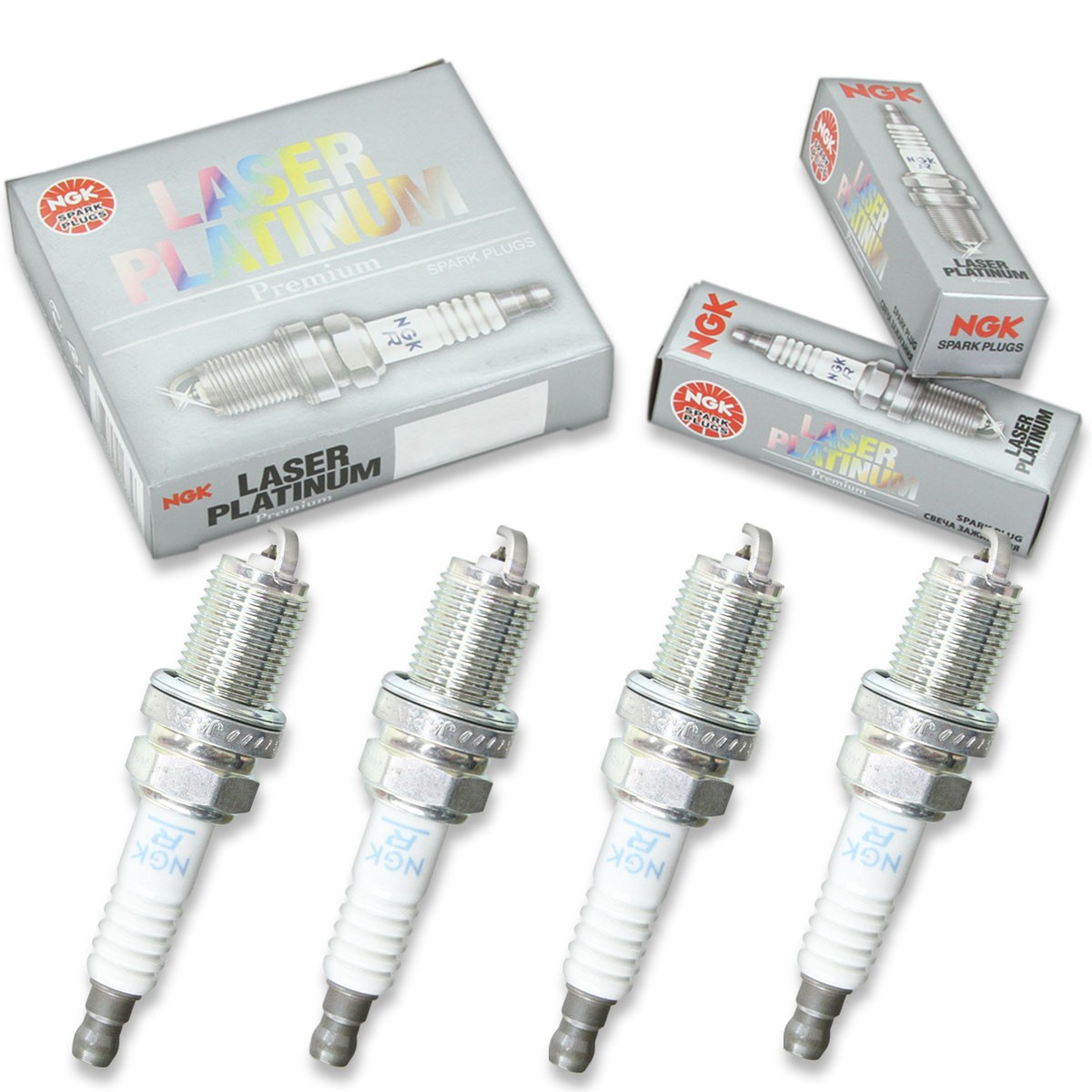 4 pcs NGK Laser Platinum Spark Plugs for 1992-2001 Nissan Sentra 2.0L 1.6L mp