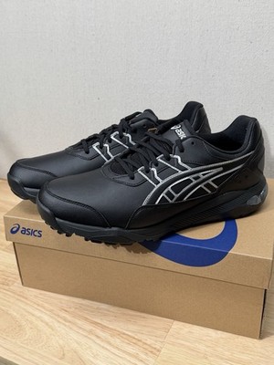 ASICS Gel Preshot Golf Shoes Mens 10.5 Black Waterproof Spikeless NEW