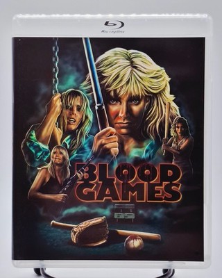 Blood Games (Blu-ray, 1990/2020) Vinegar Syndrome #VS-320, Laura Albert