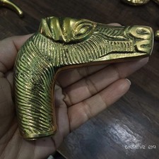 Designer Brass Horse Head Only Handle For Wooden Walking Stick Cane
