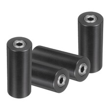 4Pcs Plastic Roller Wheel with Bearing, 15/64"x1"x2-3/8" Bearing Pulley