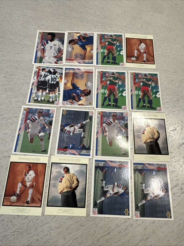 1994 World Cup USA Soccer Cards Lot Of 16