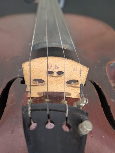Medio Fino 4/4 Size Violin Jerome Thibouville-Lamy France W/ CASE AND BOW - Picture 9 of 24