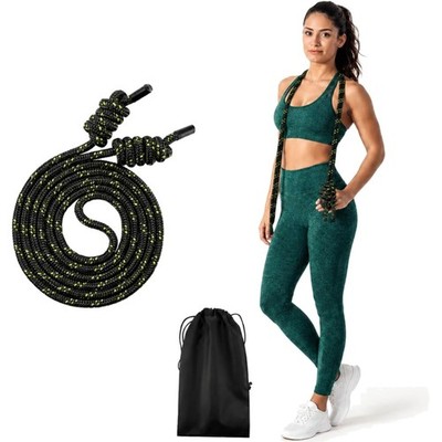 Springseil Gewichtetes Rope Flow 2,8m Boxen HIIT Koordination Fitness