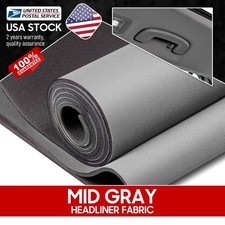 Automotive Universal Flat Knit Headliner Fabric With Foam Backing /60" Wide