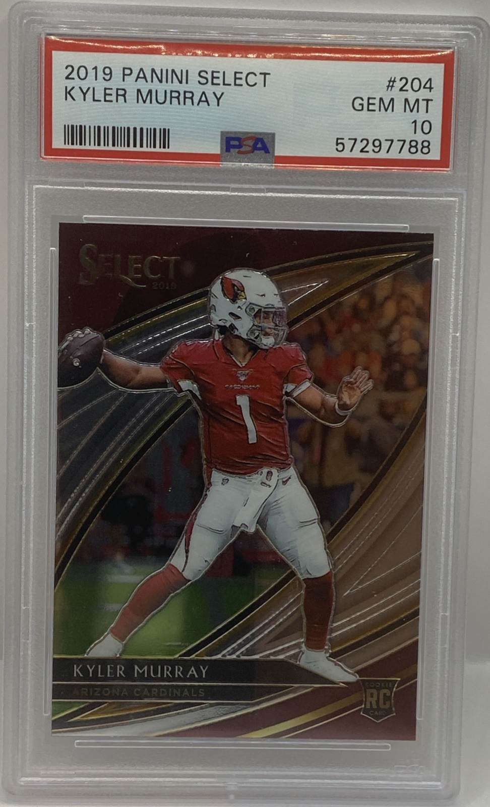 2019 Select Kyler Murray Field Level Rookie Card RC #204 PSA 10 GEM MINT