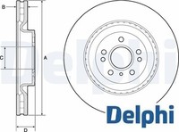2X Bremsscheibe Delphi BG9175C 2 Bremsscheiben Vorderachse Vorne