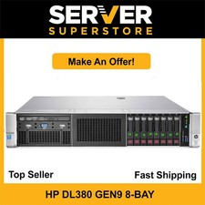 HP ProLiant DL380 G9 Server 2x E5-2690 V4 28 Cores P440 64GB RAM 8x trays