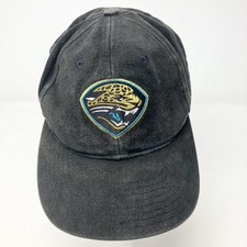 Vintage Jacksonville Jaguars Hat Cap Snap Back Mens One Size Black NFL Nike 90s