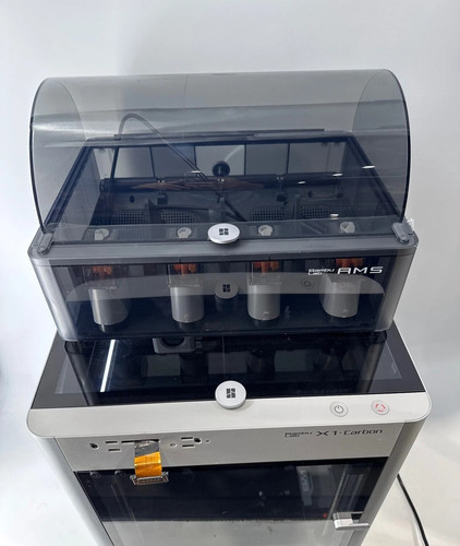 Bambu Lab X1 - Carbon Combo 3D Printer AMS (Missing LCD Screen) - Print Remotely