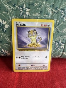 Meowth 56/64 Common Jungle Pokemon Card NM