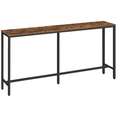 Mahancris 63 Narrow Console Table Behind Couch Table Industrial Sofa Tables For