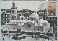 81276 - Colonia Francesa de Argel - Historia Postal - TARJETA MÁXIMA - AVIACIÓN 1949