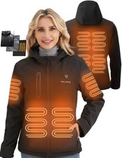 Heated Jacket for Women with 12V 20000 mAh Battery Pack, Women's Wi... Fast Ship