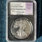 2017-W Proof American Silver Eagle NGC PF70 Ultra Cameo Elizabeth Jones Signed