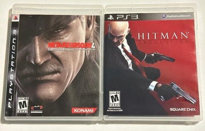 PS3 Game Lot - Metal Gear Solid 4 & Hitman Absolution