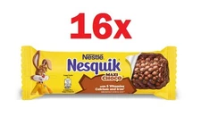16x NESQUIK Breakfast Cereal Bars with Vitamins and Calcium 25g 0.88oz