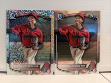 2025 Bowman Ricardo Yan Chrome Mini Diamonds Refractor 1st #BCP-31 & BONUS BASE
