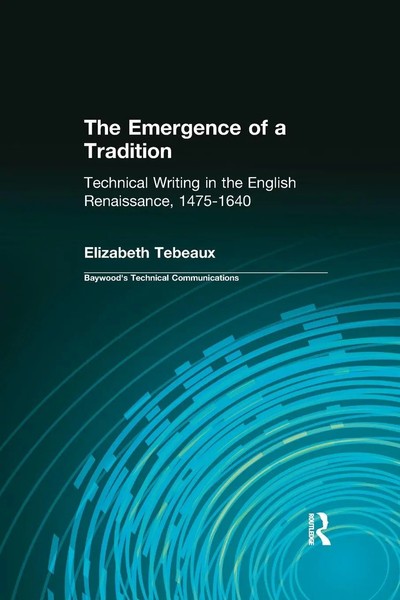The Emergence Of A Tradition | Elizabeth Tebeaux | Taschenbuch | Englisch | 2017-image